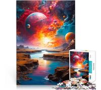 Puzzles de 1000 pièces pour Adolescents Nuages étranges Réduction du Stress intéressante Renforcer l'amour Entre Les Couples 38x26cm