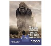 Puzzles De 1000 Pièces pour Adolescents on The Other Side of Fear Puzzle Adulte Jeu Manuel Amusant Et Humoristique Cadeau Anti-Stress 52x38cm/1000pcs