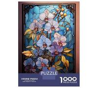 Puzzles De 1000 Pièces pour Adolescents Orchids for Valentines Day Puzzle Jeux Relaxants Cadeaux pour Femmes Cadeaux De Noël Et d'anniversaire 70x50cm/1000pcs