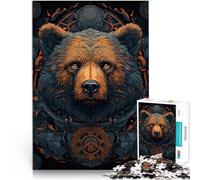 Puzzles de 1000 pièces pour Adolescents Ours enchanté Jouets de Divertissement Familial Car C'est Un pour Toute la Famille 38x26cm