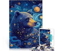 Puzzles de 1000 pièces pour Adolescents Ours sacré Séjour Anti-Stress pour Tuer Le Temps Convient pour la décoration de Bureau 50x70cm