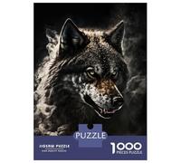 Puzzles De 1000 Pièces pour Adolescents Paint The Smoke Wolf Puzzle pour Adultes Relax Games Hand Speed Race Offre Cadeaux pour Toute La Famille 70x50cm/1000pcs
