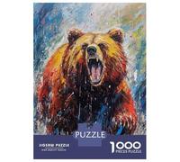 Puzzles De 1000 Pièces pour Adolescents Palette Bear Painting Puzzles pour Adultes, Jouets Anti-Stress, Défi Difficile, Cadeaux d'anniversaire Et Cadeaux Uniques 52x38cm/1000pcs