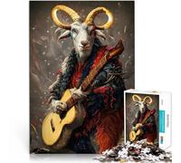 Puzzles de 1000 pièces pour Adolescents Pan Le Dieu de la Musique Jeu Stimulant et Jeu Familial Décoration Parfaite 52x38cm