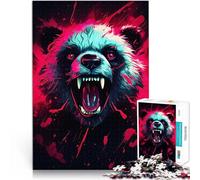 Puzzles de 1000 pièces pour Adolescents Panda rugit Jouets éducatifs d'apprentissage Car C'est Un pour Toute la Famille 75x50cm