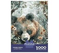 Puzzles De 1000 Pièces pour Adolescents Panda Wall Art Print-5 Puzzle pour Adolescents - Défi Difficile - Jeu Éducatif - Amusant en Famille Et Soirée Jeux 70x50cm/1000pcs