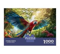 Puzzles De 1000 Pièces pour Adolescents Parrots Paradise Puzzle pour Adultes Jeux Amusants Améliorent La Mémoire Aide À Exercer Le Cerveau 70x50cm/1000pcs