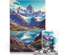 Puzzles de 1000 pièces pour Adolescents Patagonie majestueuse Jouets de Jeu pour Cadeau Familial Une œuvre d'art 75x50cm