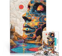 Puzzles de 1000 pièces pour Adolescents Paysage Mental Cosmique Jeu Stimulant et Jeu Familial est idéal comme Cadeau pour Toute la Famille 26x38cm