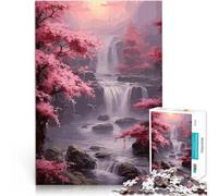 Puzzles de 1000 pièces pour Adolescents Paysages Japonais Vintage Apprentissage éducatif avec Affiche et Feuille de Questions correspondantes 75x50cm