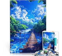 Puzzles de 1000 pièces pour Adolescents Peinture de Paysage Naturel Assemblage du modèle est idéal comme Cadeau pour Toute la Famille 38x26cm