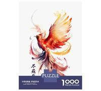 Puzzles De 1000 Pièces pour Adolescents Phoenix Puzzle pour Adultes, Jouets À Monter Soi-même, Amusants Et Humoristiques, pour Stimuler Le Cerveau 38x26cm/1000pcs