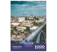 Puzzles De 1000 Pièces pour Adolescents Porto City Puzzles pour Adultes, Jeu Familial, Assemblage De Motifs, Cadeaux d'anniversaire Uniques 38x26cm/1000pcs