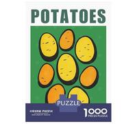 Puzzles De 1000 Pièces pour Adolescents Potato Minimalist Kitchen Art Print Puzzle Adulte À Faire Soi-même, Jouets Anti-Stress, Cadeaux De Noël Et d'anniversaire 38x26cm/1000pcs