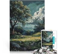 Puzzles de 1000 pièces pour Adolescents Prairie de Montagne Jouets Jeux éducatifs Soulagement du Stress Une œuvre d'art 38x26cm
