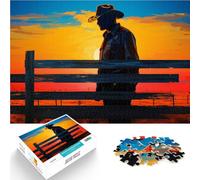 Puzzles de 1000 pièces pour Adolescents propriétaire de Ranch Jouets de Jeu pour Cadeau Familial Œuvre d'art 38x26cm