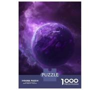 Puzzles De 1000 Pièces pour Adolescents Purple Cosmos Casse-têtes pour Adultes, Jeu De Réflexion, Difficile, Amusant, Activités À La Maison 38x26cm/1000pcs