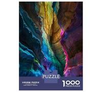 Puzzles De 1000 Pièces pour Adolescents Rainbow Caves Natural Wonder Puzzle pour Adolescents - Défi Difficile - Jeu Éducatif - Amusant en Famille Et Soirée Jeux 52x38cm/1000pcs