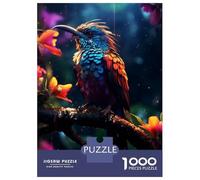 Puzzles De 1000 Pièces pour Adolescents Rainy Bird of Paradise Puzzles pour Adultes Jeux Relaxants Course De Vitesse Manuelle Cadeaux Anti-Stress 52x38cm/1000pcs