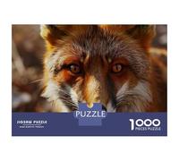 Puzzles De 1000 Pièces pour Adolescents Red Fox Wildlife Animal Puzzles pour Adolescents Découpe De Précision Stimule Le Cerveau Cadeaux Anti-Stress 70x50cm/1000pcs