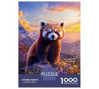 Puzzles De 1000 Pièces pour Adolescents Red Panda Sunset Beauty-1 Puzzles pour Adolescents, Jouets Anti-Stress, Cadeaux pour Femmes, Cadeaux Anti-Stress 70x50cm/1000pcs