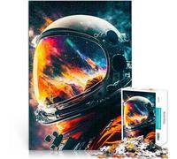 Puzzles de 1000 pièces pour Adolescents réflexions d'astronautes 13 Activité familiale est idéal comme Cadeau pour Toute la Famille 38x52cm