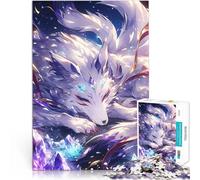 Puzzles de 1000 pièces pour Adolescents Renard de Cristal Entraînez Votre Cerveau et Vos Mains décoration Murale 52x38cm