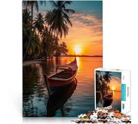 Puzzles de 1000 pièces pour Adolescents Rêve Tropical Jeu Familial Anti-Stress Défi Difficile décoration Murale 75x50cm