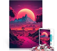 Puzzles de 1000 pièces pour Adolescents Rêves cosmiques Jouet éducatif d'apprentissage avec Affiche et Feuille de Questions correspondantes 75x50cm