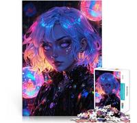 Puzzles de 1000 pièces pour Adolescents Rêveur du Futur néon Jouet éducatif intellectuel décompressant Super Cadeau 38x26cm