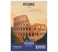 Puzzles De 1000 Pièces pour Adolescents Rome Italy Puzzles pour Adultes Jeux De Société pour S'amuser en Famille Offrez-Leur des Cadeaux 70x50cm/1000pcs
