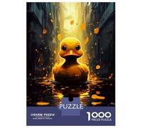 Puzzles De 1000 Pièces pour Adolescents Rubber Duck Bath Duck Puzzles pour Adultes : Un Jeu De Réflexion Amusant Et Humoristique, Idéal en Cadeau pour Toute La Famille 38x26cm/1000pcs