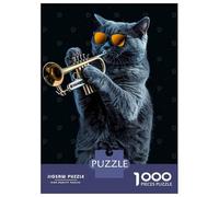 Puzzles De 1000 Pièces pour Adolescents Russian Blue Trumpet Puzzles pour Adolescents, Jeu De Réflexion Amusant Et Humoristique, Cadeau d'anniversaire Unique 70x50cm/1000pcs