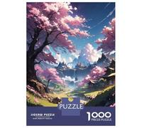 Puzzles De 1000 Pièces pour Adolescents Sakura Harmony Puzzle Jeux Relaxants Cadeau d'anniversaire Cadeaux Anti-Stress 70x50cm/1000pcs