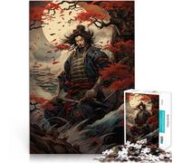 Puzzles de 1000 pièces pour Adolescents Samouraï Jeu Familial Anti-Stress Défi Difficile Liste de souhaits avec Le Père Noël 75x50cm