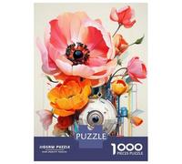 Puzzles De 1000 Pièces pour Adolescents Science Fiction Flowers Puzzles pour Adolescents, Jouet, Décoration Murale, Décoration Intérieure, Cadeaux Anti-Stress 38x26cm/1000pcs