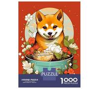 Puzzles De 1000 Pièces pour Adolescents Shiba Ramen Ruby Puzzle pour Adultes Jeu Familial Course De Vitesse Manuelle Cadeaux Uniques pour Anniversaire Et Noël 70x50cm/1000pcs