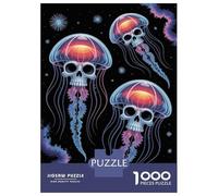 Puzzles De 1000 Pièces pour Adolescents Snowboarding WPAP Sunset Puzzles pour Adultes Jeux Relaxants Cadeaux pour Femmes Interaction Parent-Enfant 70x50cm/1000pcs