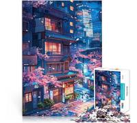 Puzzles de 1000 pièces pour Adolescents Soirée Anime Sakura Jeu Familial Anti-Stress Défi Difficile Super Cadeau 52x38cm