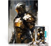 Puzzles de 1000 pièces pour Adolescents Soldat de l'espace Jeu Familial Anti-Stress Défi Difficile Idées Cadeaux 52x38cm