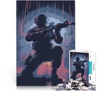 Puzzles de 1000 pièces pour Adolescents Soldat Jouets éducatifs et d'apprentissage Jeux familiaux Idées Cadeaux 38x26cm