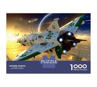 Puzzles De 1000 Pièces pour Adolescents Space Battle Epic Sci-FI Action Puzzles pour Adultes Jeux De Société Cadeaux pour Femmes Stimule Le Cerveau 52x38cm/1000pcs