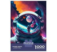 Puzzles De 1000 Pièces pour Adolescents Space Exploration Puzzle pour Adultes, Jouets À Monter Soi-même, Amusants Et Humoristiques, pour Stimuler Le Cerveau 52x38cm/1000pcs