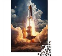 Puzzles De 1000 Pièces pour Adolescents Space Shuttle Launch-2 Puzzle pour Adolescents Améliore La Mémoire Stimulant À Compléter Apprentissage Jouets Éducatifs 52x38cm/1000pcs