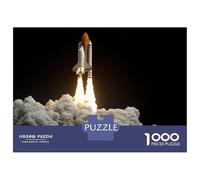 Puzzles De 1000 Pièces pour Adolescents Space Shuttle Launch-7 Puzzle pour Adultes Jeux De Famille Cadeaux pour Femmes Cadeaux De Noël Et d'anniversaire 70x50cm/1000pcs