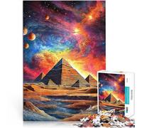 Puzzles de 1000 pièces pour Adolescents Splendeur Cosmique de Gizeh Défi Difficile avec des pièces de Formes aléatoires entièrement imbriquées 75x50cm