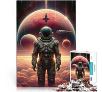 Puzzles de 1000 pièces pour Adolescents Starman, Un Voyage dans l'espace Jeu de Quiz est idéal comme Cadeau pour Toute la Famille 38x26cm