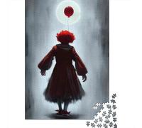 Puzzles De 1000 Pièces pour Adolescents Stephen King's IT Poster Puzzles pour Adultes, Jeu Familial, Assemblage De Motifs, Cadeaux d'anniversaire Uniques 52x38cm/1000pcs