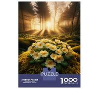 Puzzles De 1000 Pièces pour Adolescents Sunrise in The Forest Puzzle pour Adolescents Anti-Stress Chaque Pièce Est Unique - Idéal comme Cadeau pour Toute La Famille 38x26cm/1000pcs