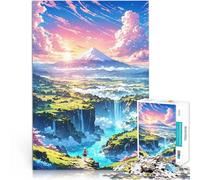 Puzzles de 1000 pièces pour Adolescents Terre des Elfes Entraînez Votre Cerveau et Vos Mains Une œuvre d'art 75x50cm